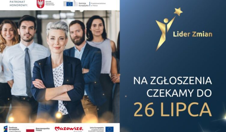 Ostatnie dni na zgłoszenie się do Konkursu „Lider Zmian 2023 na Mazowszu”