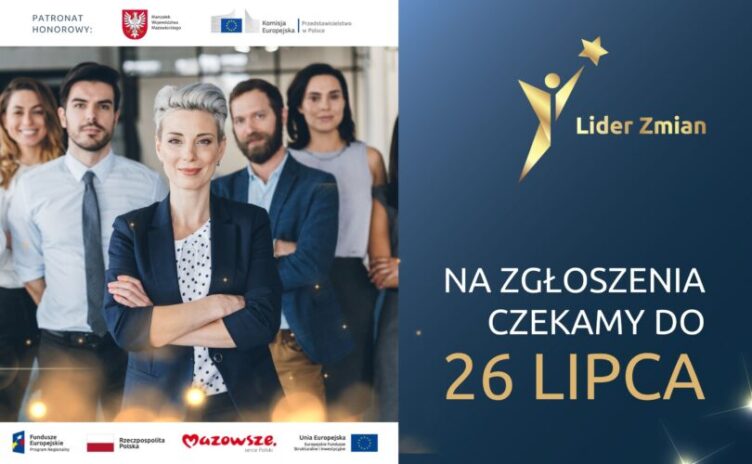 Ostatnie dni na zgłoszenie się do Konkursu „Lider Zmian 2023 na Mazowszu”