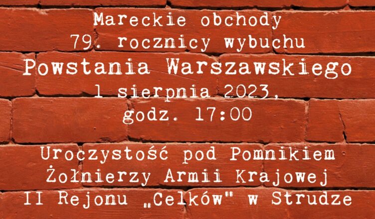 Marki - 79. rocznica wybuchu Powstania Warszawskiego
