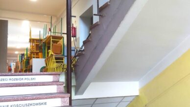 Zielonka - trwa remont w Szkole Podstawowej nr1