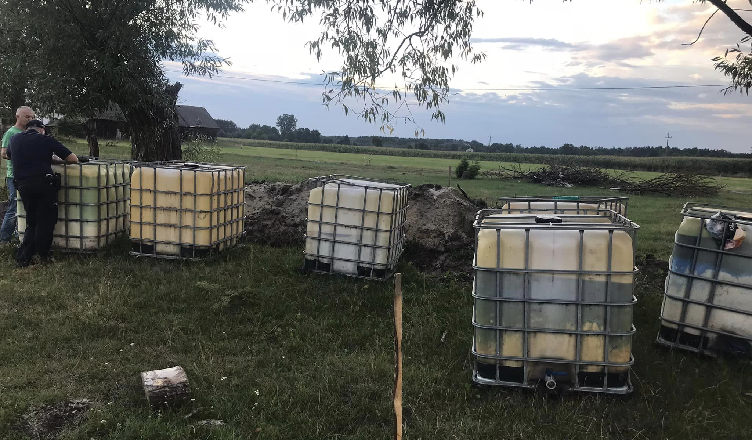 Kolejne mausery z chemikaliami - tym razem pod Wyszkowem
