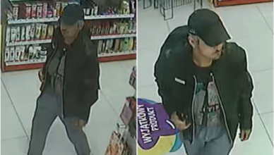 Policja szuka złodzieja z drogerii