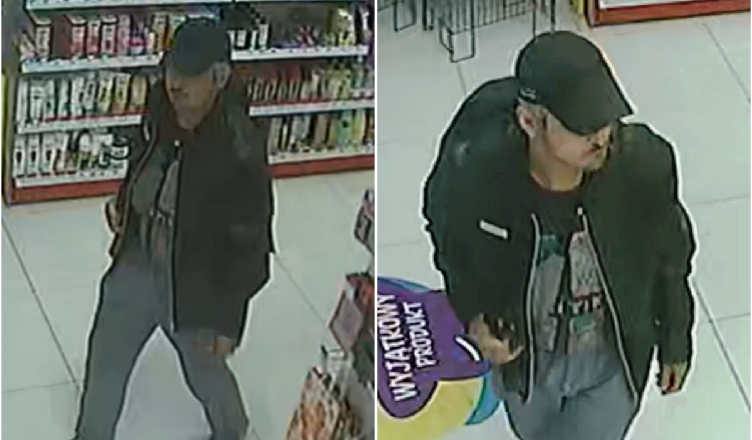 Policja szuka złodzieja z drogerii