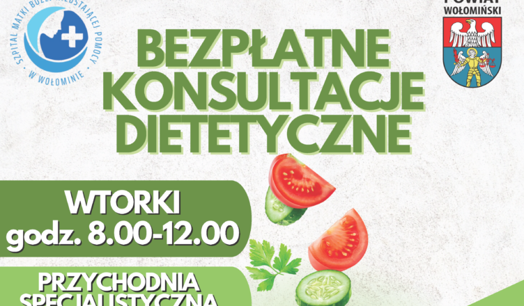 Bezpłatne konsultacje dietetyczne w szpitalu