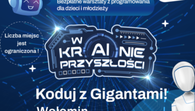 Wołomin - Giganci Programowania zapraszają na bezpłatną naukę programowania!