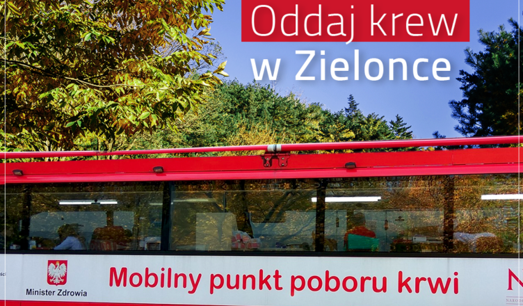 Oddaj krew w Zielonce!