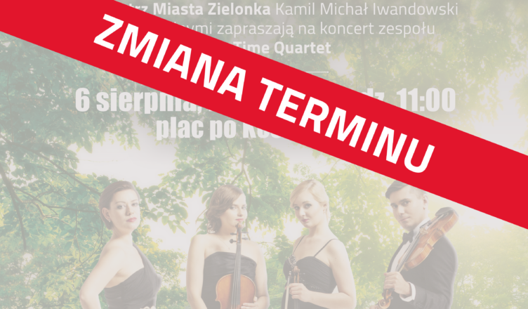 Zielonka - zmiana terminu Muzycznego Śniadania na Trawie
