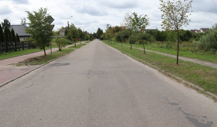 Tłuszcz - przebudowa ulicy W. W. Odrowąża w Tłuszczu