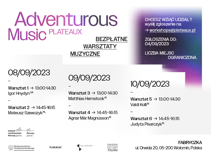 Agenturowy Music Plateaux w wołomińskiej Fabryczce