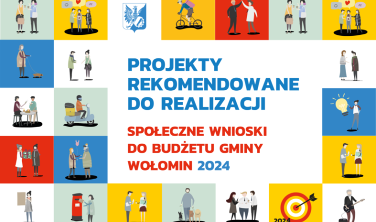 Wołomin - Społeczne Wnioski rekomendowane do realizacji w 2024 roku