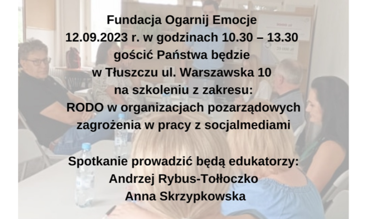 Tłuszcz - weź udział w szkoleniu