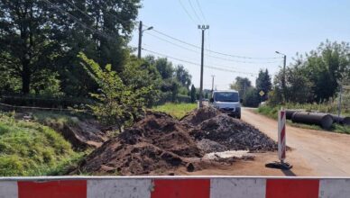 Marki - Budowa przepustu drogowego