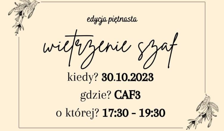 Marki - wietrzenie szaf