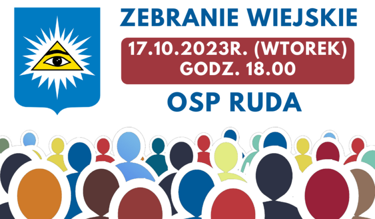 Zebranie wiejskie w sprawie odwołania sołtysa RUDY