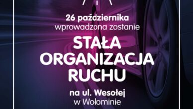 Wołomin - od 26 października stała organizacja ruchu na ul. Wesołej
