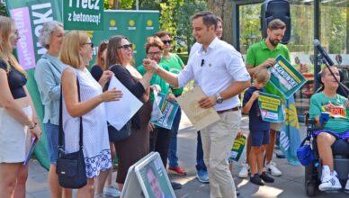 Kandydat na posła okrąży na rowerze Warszawę rysując na mapie serce