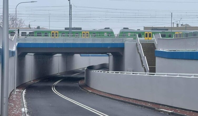 Informacja w sprawie otwarcia tunelu przy stacji PKP Kobyłka