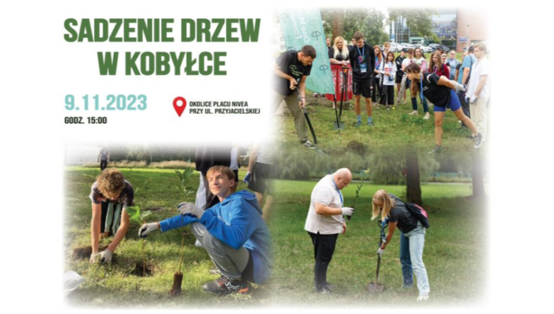 Sadzenie drzew w Kobyłce
