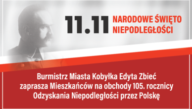 Kobyłka - Obchody 105. rocznicy Odzyskania Niepodległości przez Polskę