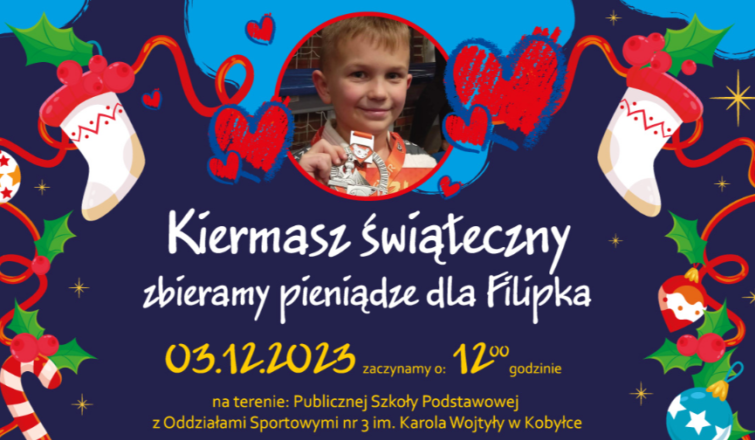 Kobyłka - Charytatywny Kiermasz Świąteczny dla Filipa Deputa