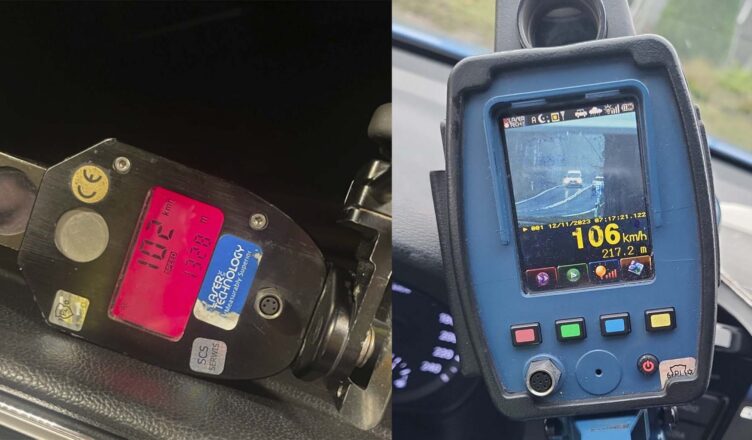 Weekend z rażącym przekroczeniem prędkości. Dwóch 24-latków pożegnało się z prawem jazdy na trzy miesiące.