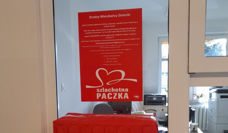 Zielonka - zgłoś potrzebującą rodzinę do Szlachetnej Paczki