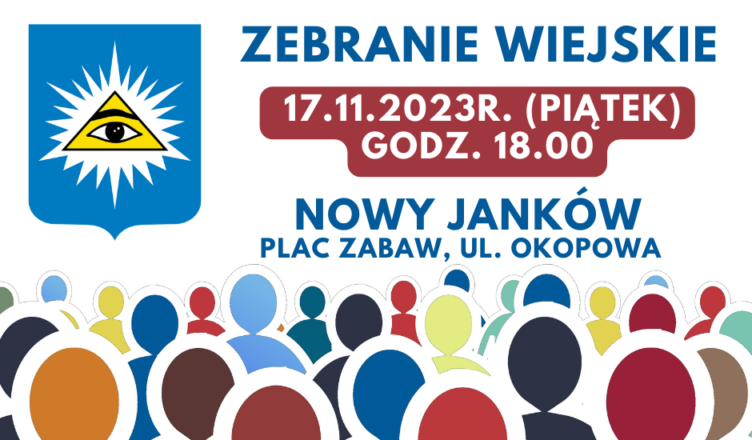 Radzymin - zebranie wiejskie w sołectwie Nowy Janków