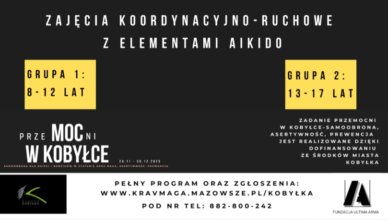 Zajęcia w ramach projektu PrzeMOCni w Kobyłce