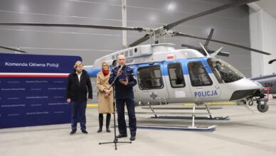 Nowe policyjne Belle-407GXi już w Polsce - zwiększą bezpieczeństwo na polskich drogach