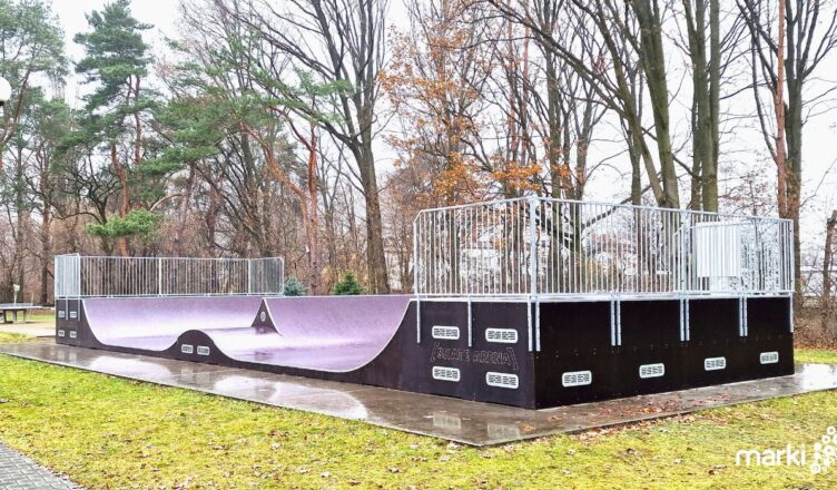 Marki - skatepark na Strudze gotowy