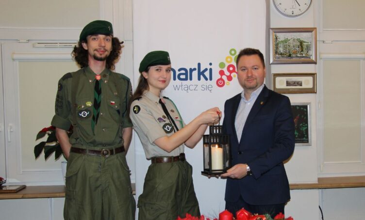 Marki - przekazanie "Światełka Betlejemskiego"
