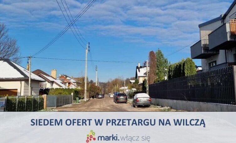 Marki - kolejka chętnych do budowy Wilczej