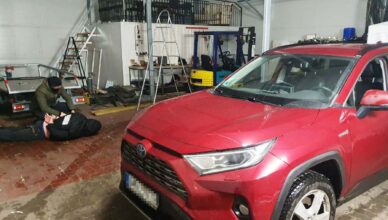 Udana akcja Skorpionów - odzyskana toyota i zatrzymany paser