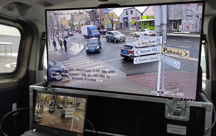 Policyjne działania z użyciem urządzenia monitorującego iCam