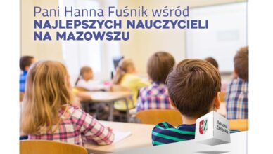 Nauczycielka z Zielonki wśród najlepszych na Mazowszu!