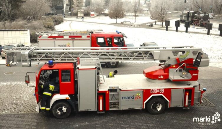 Mareccy strażacy mieli pełne ręce roboty
