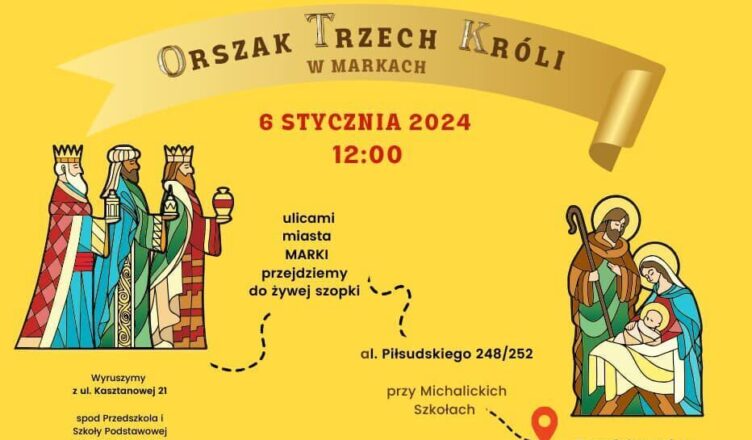 Orszak Trzech Króli ulicami Marek