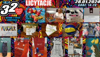 Kobyłka - WOŚP 2024 - przedmioty i usługi wystawione na licytacjach