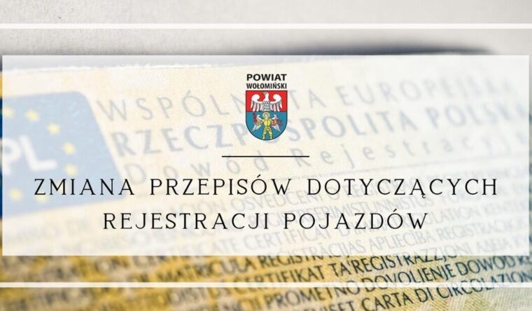Zmiana przepisów dotyczących rejestracji pojazdów dla pojazdów zakupionych od 1 stycznia 2024 roku