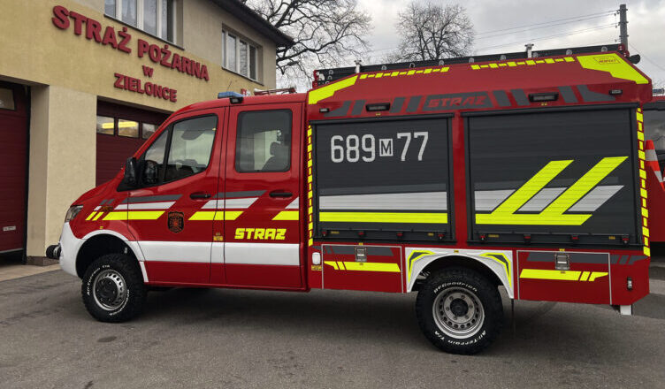 Zielonka - nowy samochód Ochotniczej Straży Pożarnej