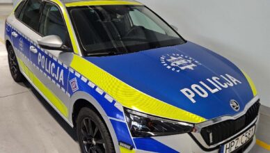 Skoda Scala w warszawskiej drogówce