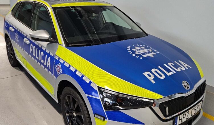 Skoda Scala w warszawskiej drogówce