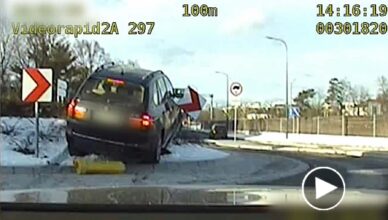 Na „rondzie” prosto z … promilami!