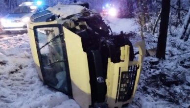 Niebezpiecznie na drogach północnego Mazowsza