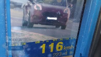 Nie zauważył, że wjechał na obszar zabudowany. Stracił prawo jazdy na 3 miesiące i otrzymał wysoki mandat