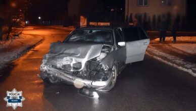 Nietrzeźwy kierowca uderzył w skodę i uciekł z miejsca zdarzenia