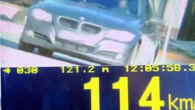 114 km/h na obszarze zabudowanym