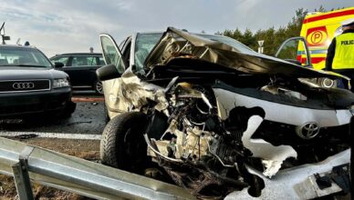 Nieustąpienie pierwszeństwa przyczyną groźnego wypadku