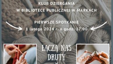 Marki - klub dziergania... w bibliotece!