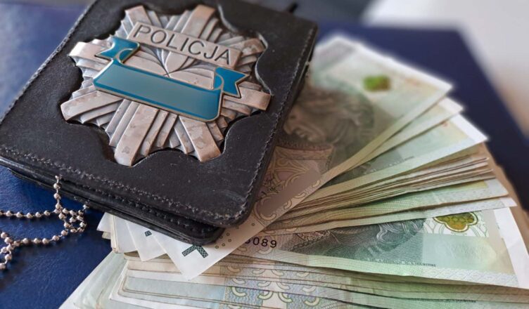 Przyniósł na komisariat znalezioną gotówkę